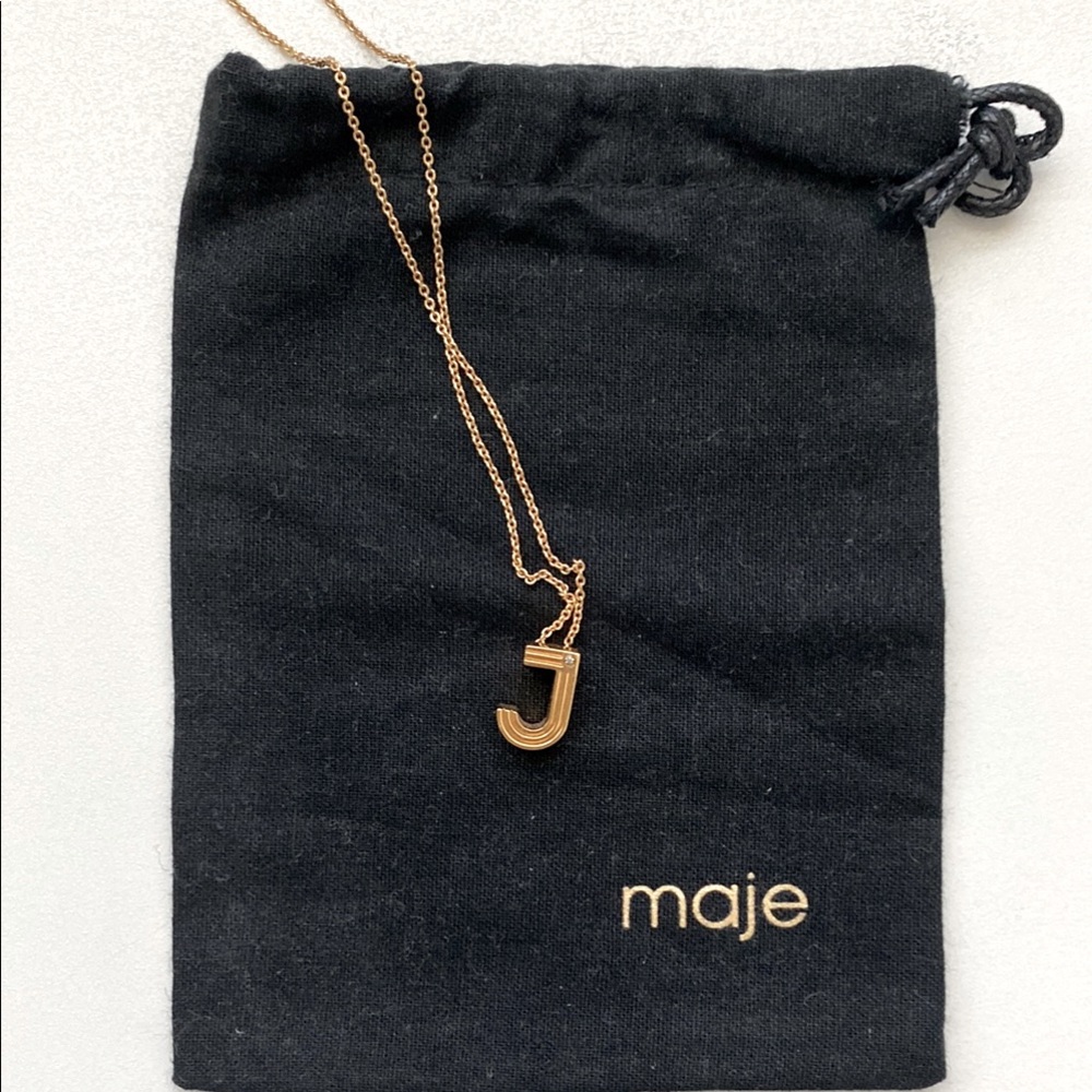 Maje gold necklace